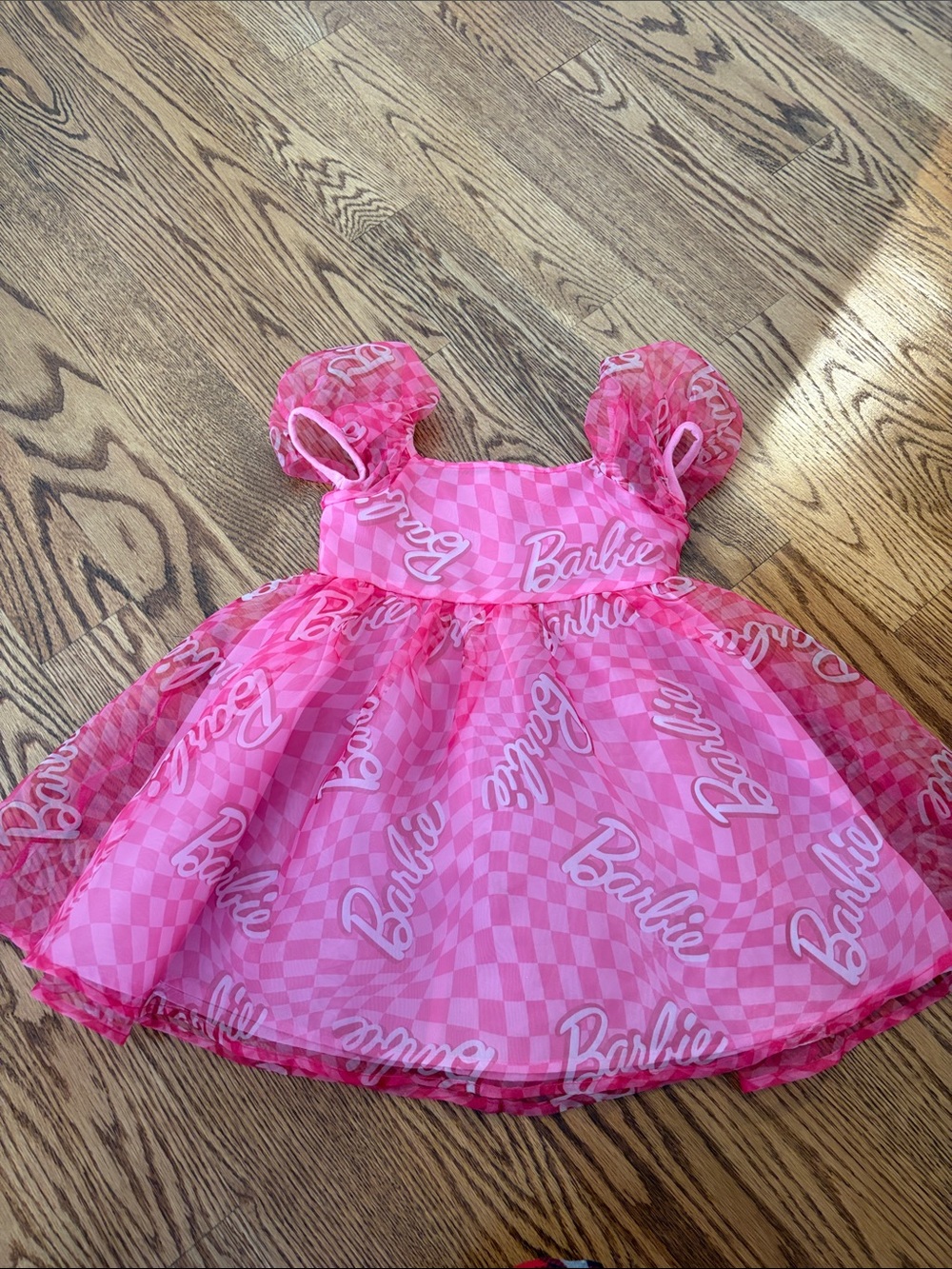 Barbie Bright Pink Logo Party Dress